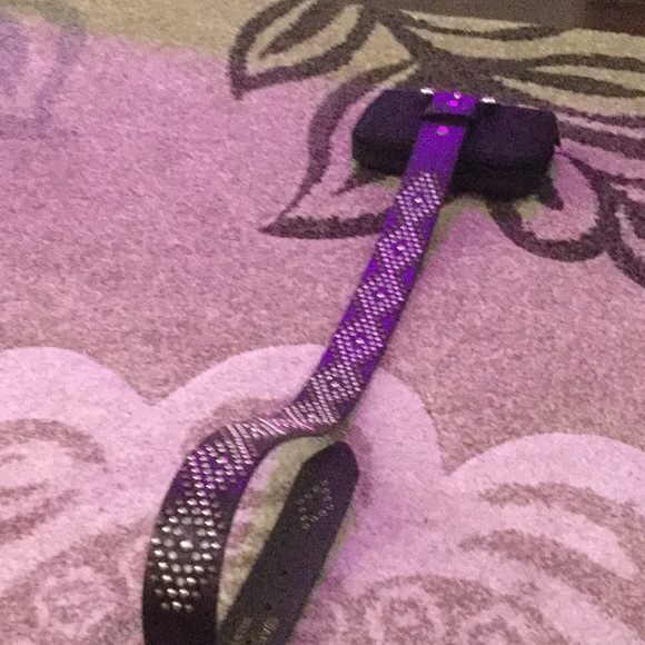 ✨ Genuine Leather Rhinestone Buckle Belt ✨ - Picture 5 of 5